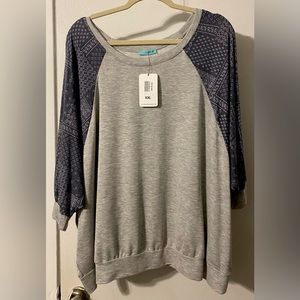 NWT XXL casual knit top